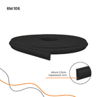 Rodameio Boiserie Eva Autocolante 2,3cm Rm61 Preto | Valor Do